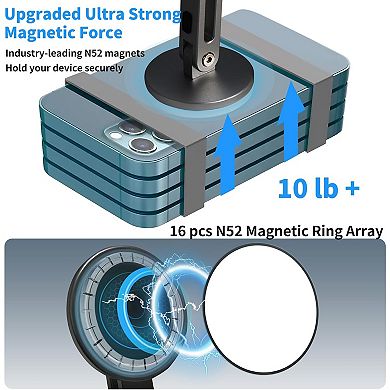 Adjustable Magnetic Phone Stand for iPhone 17/16/15/14/13/12 Series