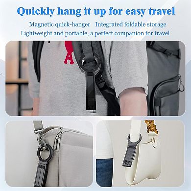 Magnetic Tripod for IPhone, Foldable Portable Phone Holder, Strong Magnet Quick Mount