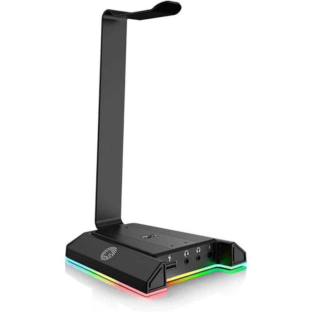 RGB Headset Stand, Headphone Stands with 7.1 Surround Sound & USB/3.5mm ...