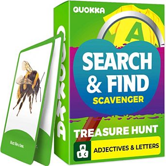 QUOKKA Engaging Educational Games for Kids - Scavenger Hunt Cards for Ages 4-8