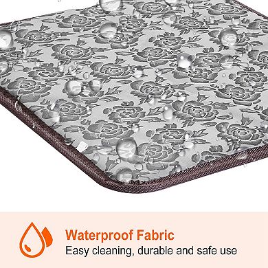 Waterproof Electric Pet Heating Pad with Adjustable Heat & Chew-Resistant Steel Cord Case