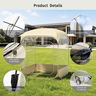6 X 6 Ft Pod-outdoor Bubble Tent For 4-5 People