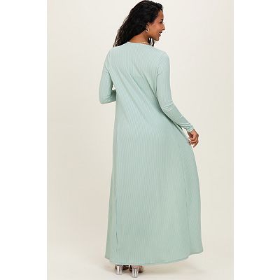 maternity maxi dress with cardigan Marl Knit Maxi Dress for Maternity