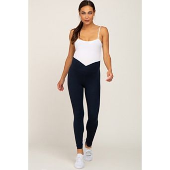 Maternity Crossover Waist Leggings