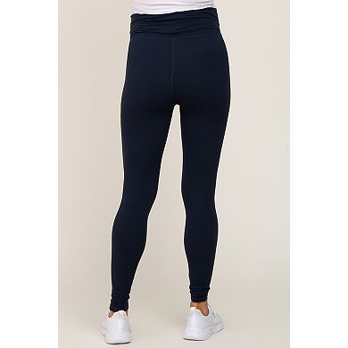 Maternity Crossover Waist Leggings