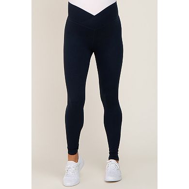 Maternity Crossover Waist Leggings