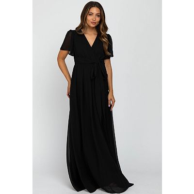 short sleeve chiffon maxi dress ANRABESS Womens Summer Floral Maxi Dress Casual V Neck Short Sleeve Chiffon  Boho Flowy Beach 2026 Wedding Guest Long Dresses Apricot Flor Small at  Amazon Women's Clothing store
