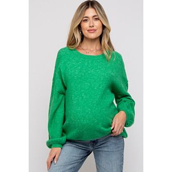 Maternity Basic Drop Shoulder Sweater