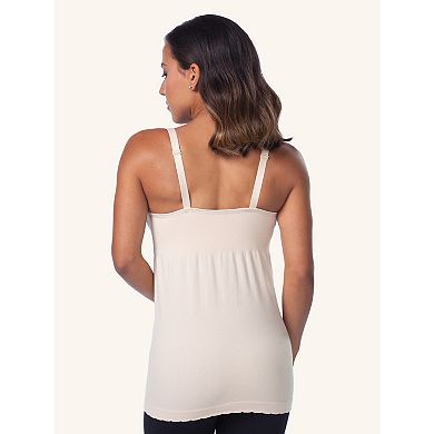 Seamless Cotton Nursing Top with Built-In Nursing Bra