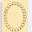 18k Gold Letter O