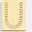 18k Gold Letter U