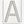 Silver Letter A