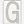 Silver Letter G
