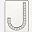 Silver Letter J