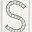 Silver Letter S