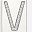 Silver Letter V