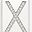 Silver Letter X