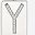 Silver Letter Y