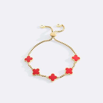 Clover Enamel Bracelet