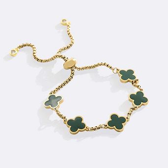 Clover Enamel Bracelet
