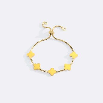 Clover Enamel Bracelet