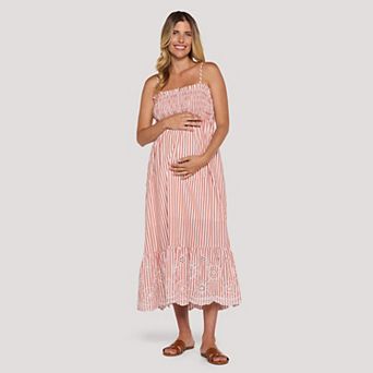 Maternity Motherhood® Smocked Maxi Dress