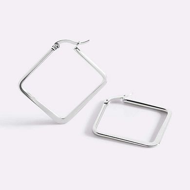 Geometric Girl Boss Hoop Earrings