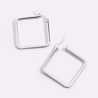 Geometric Girl Boss Hoop Earrings
