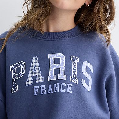 Girls 6-20 SO® Long Sleeve Oversized Sweatshirt in Regular & Plus Size