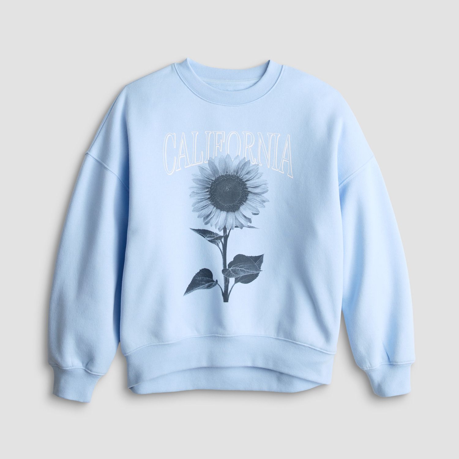 Детский свитшот SO оверсайз с длинным рукавом, цвет: California Fleece — фото 1