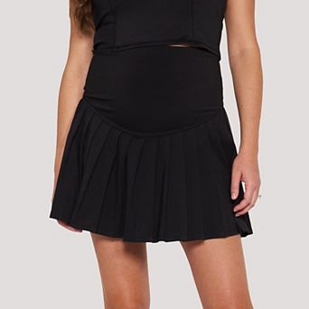 Maternity Motherhood® Pleated Skirt with Built-In Shorts