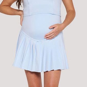 Maternity Motherhood® Pleated Skirt with Built-In Shorts