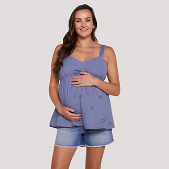 Maternity Motherhood® Scrunch Strap Woven Cami