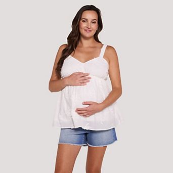 Maternity Motherhood® Scrunch Strap Woven Cami