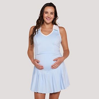 Maternity Motherhood® V-Neck Collared Top
