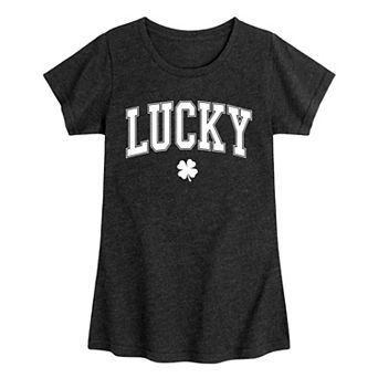 Girls 7-16 Lucky Graphic Tee