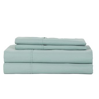 Premium Lightweight 330 Thread Count Cotton Sateen 4 pc Sheet Set