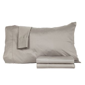 Premium Lightweight 440 Thread Count Cotton Sateen 4 pc Sheet Set