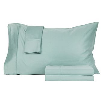 Premium Lightweight 440 Thread Count Cotton Sateen 4 pc Sheet Set