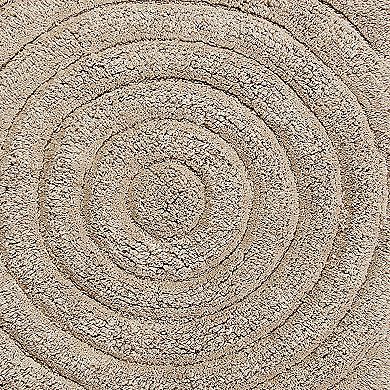 Stylish And Comfortable Traditional Echo Design 2 PC Cotton Bath Rug Set 20"x30" & 24"x40"