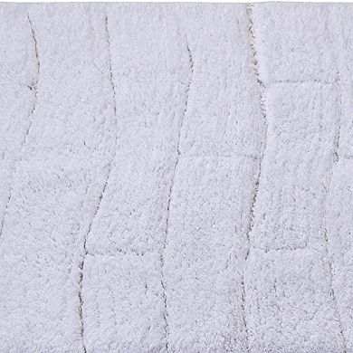 Stylish And Comfortable All Season Traditional New Tile Design Cotton Bath Rug