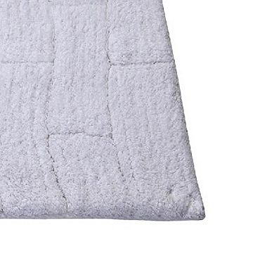 Stylish And Comfortable All Season Traditional New Tile Design Cotton Bath Rug