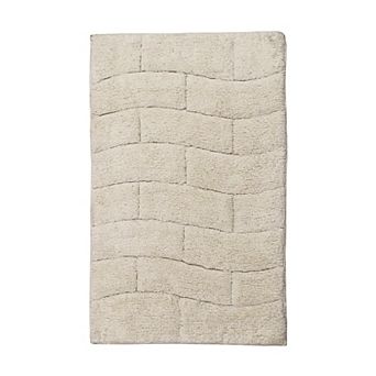 Stylish And Comfortable All Season Traditional New Tile Design Cotton Bath Rug