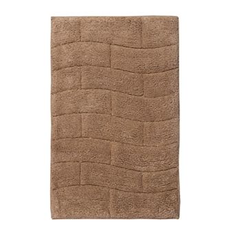 Stylish And Comfortable All Season Traditional New Tile Design Cotton Bath Rug