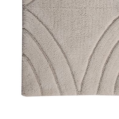 Stylish And Comfortable Traditional Diamond Design 2 PC Cotton Bath Rug Set 20"x30" & 24"x40"