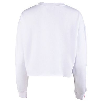 Love All Tennis Women's Lightweight Cropped Crew Pullover