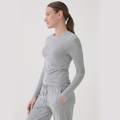 Organic Cool Stretch Fitted Long Sleeve Tee