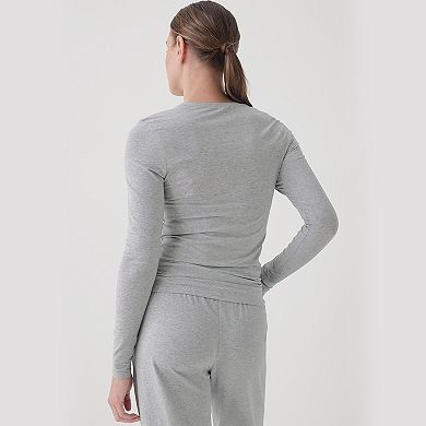 Organic Cool Stretch Fitted Long Sleeve Tee