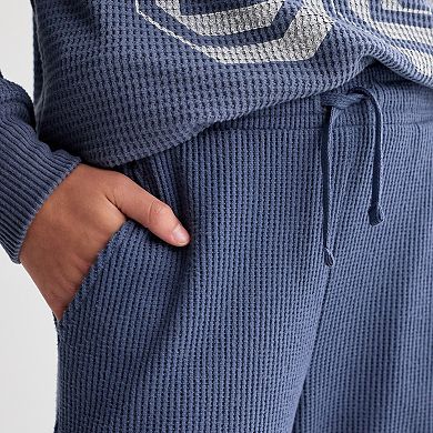 Girls 6-20 SO® Wide Leg Waffle Pants in Regular & Plus Size