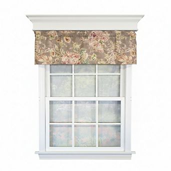 100% Cotton High Quality Monte Cristo Tailored Window Valance with 1.5" Rod Pocket 50" X 12" Gray